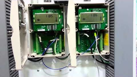 Two Siemens Milltronics 200 level transmitters in Sync Mode