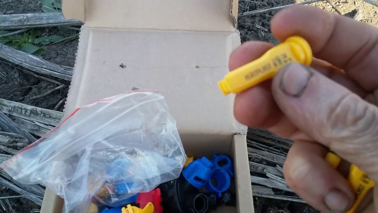 Форсунка инжекторна на опрыскиватель. - YouTube