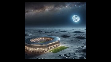Imaginary Football Stadium on Moon🌕