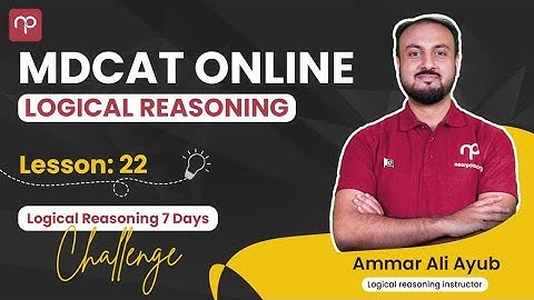 22. Logical Deductions - Starting off | MDCAT Logical Thinking | PMC MDCAT 2021