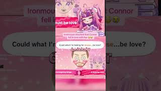 Ironmouse shocked that Connor fell in love with her 😳😭