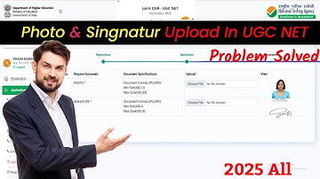 Photo Upload in Ugc net 2025 Online Form | Photo Signature Upload in UGC NET 2025 | Problem Solution