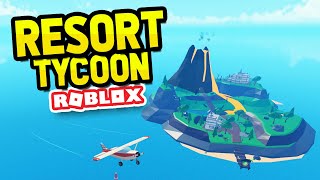 VOLCANO ISLAND UPDATE in ROBLOX TROPICAL RESORT TYCOON screenshot 4