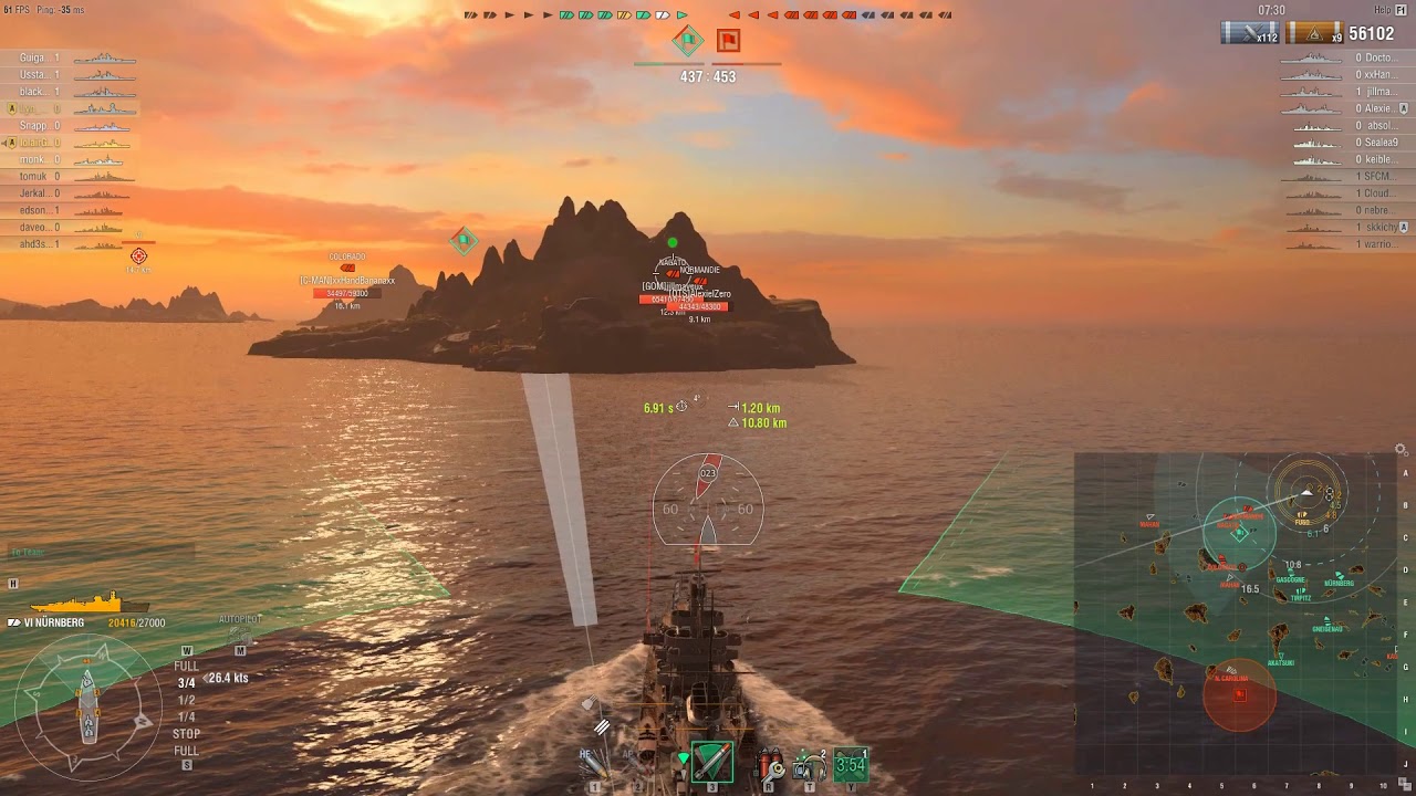 A Fuso and Nürnberg Sail into a Tier-VIII Match...