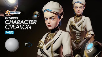 Blender Character Creation Full Process - The Botanist - Part 2