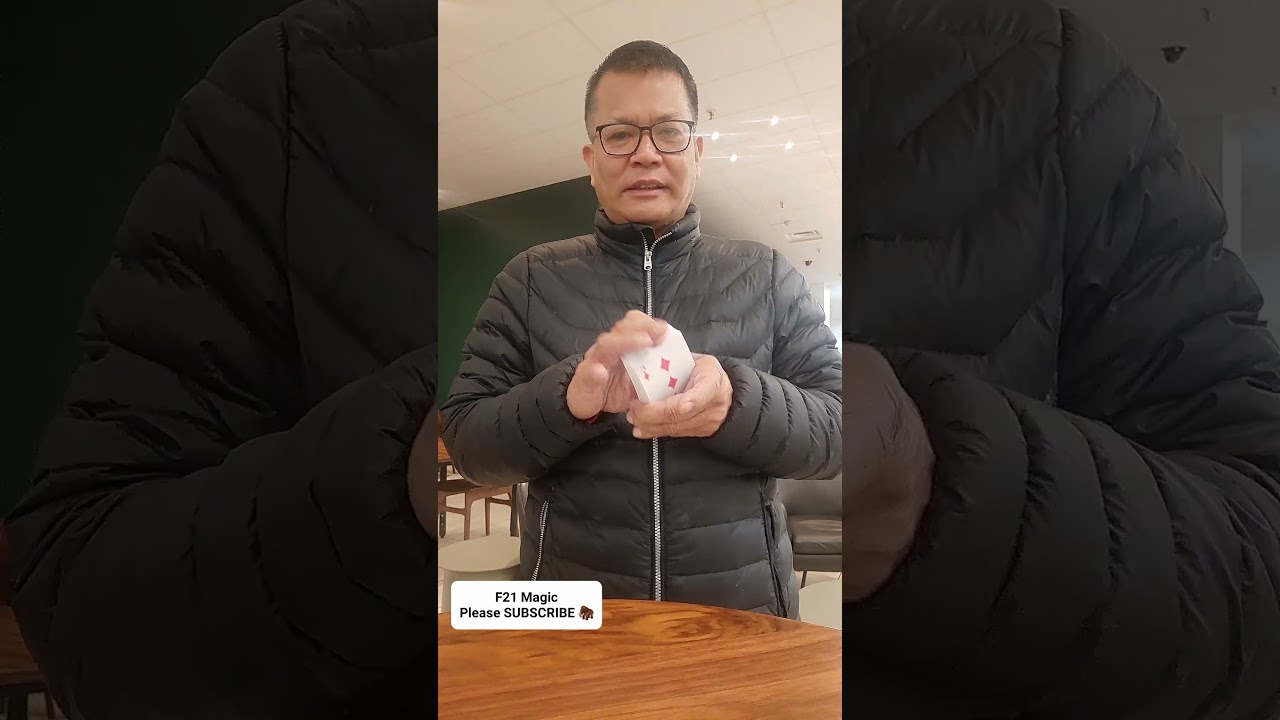 F21 Magic Trick 1303 - 10s Card Switch @ Starbucks 