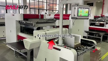 automatic corner cutting and bidirectional grooving machine SLG-600BG