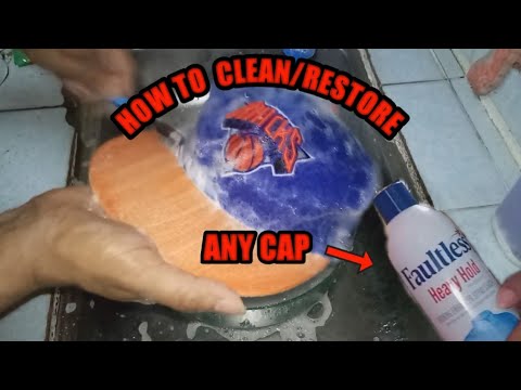 HOW TO CLEAN|RESTORE ANY CAP USING FAULTLESS HEAVY HOLD - YouTube
