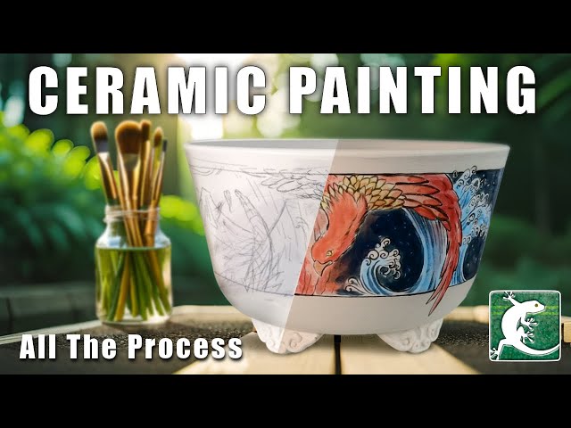 How to Paint Ceramic  Easy Step-by-Step Tutorial with No-Bake Ceramic Paint  - Southern Crush at Home
