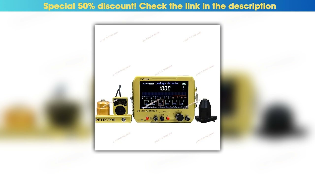 Today Only F999H F999M Leak Detector, Tap Water Floor Heating Pipe Leak Detection, Indoor and Outdo