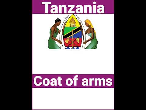 Video: Tanzanijos herbas ir vėliava: valstybės simbolių aprašymas ir reikšmė