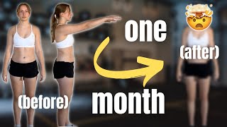 I did LILLY SABRI workouts every day for ONE MONTH and THIS HAPPENED! (unexpected results)