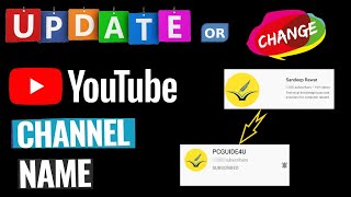 Change Your Youtube Channel Name Using Youtube Studio Latest In 2023
