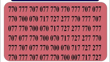 Test Your Visual Speed By Tracing The Hidden 007 in 15 sec #maths #shorts #fyp #challenge