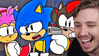 Reacting To Knuckles and Sonic HOTEL HAVOC (HILARIOUS ANIMATION)