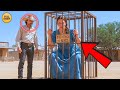 Everyone Feared the Giant Girl in the Cage—Until the Cowboy Bought Her and Asked: Will You Marry Me?