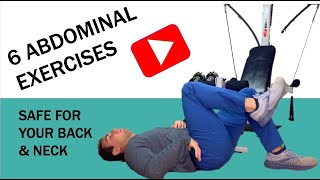 Safe Core Abdominal Exercises For Lower Back Pain Physio Beginners ...