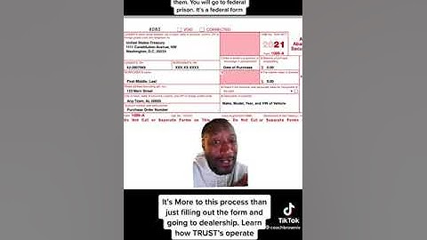 Fill out a 1099 A properly