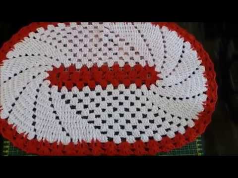 Tapete de croche espiral economico Clearance