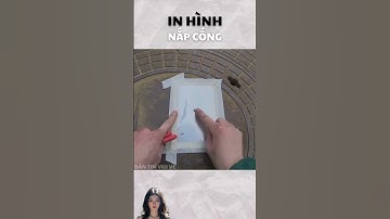 Sử dụng vỏ lon Coca để làm giấy in cho nắp cống #shorts