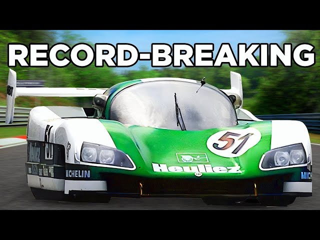 The WM P88-Peugeot by WM Secateva ! 407 km/h speed record at Le Mans 24 hours in 1988