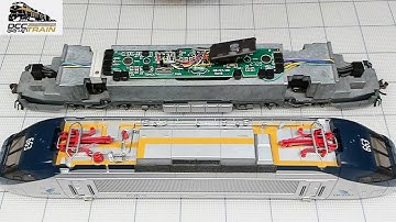 Sound decoder installation Bachmann Bombardier HHP 8 Electric Acela 663 Part 1