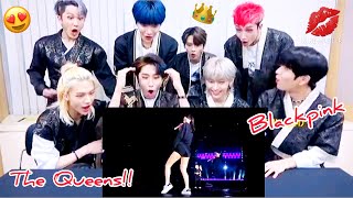 Stray Kids Reaction BLACKPINK - DDU DU DDU DU Remix -TOKYO DOME EP:148#blackpink#StrayKids [Fanmade]