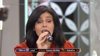 الجزائرية سعاد ماسي تغني باللهجة المصرية على الهواء في صدى الملاعب