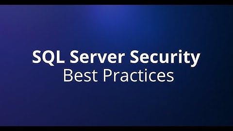 10 Steps to Secure your SQL Server | SQL Server Security- #SQL #SQLServer #DatabaseSecurity