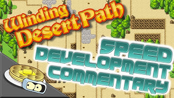 TWISTING, WINDING DESERT PATH Map Speed Development COMMENTARY |  RPG Maker MV MAP CREATION TUTORIAL