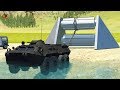 Beamng drive - Giant Winch Сrushes Сars