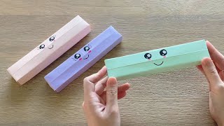 Easy Origami Box / How to make a paper Pencil box