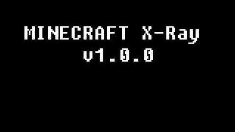Minecraft x-ray v1.0.0.wmv