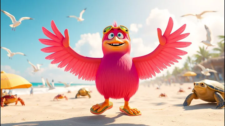 Fancy Flip Flop Fiesta with Fanny Flamingo | Popular Nursery Rhyme | Educational Kids Songs