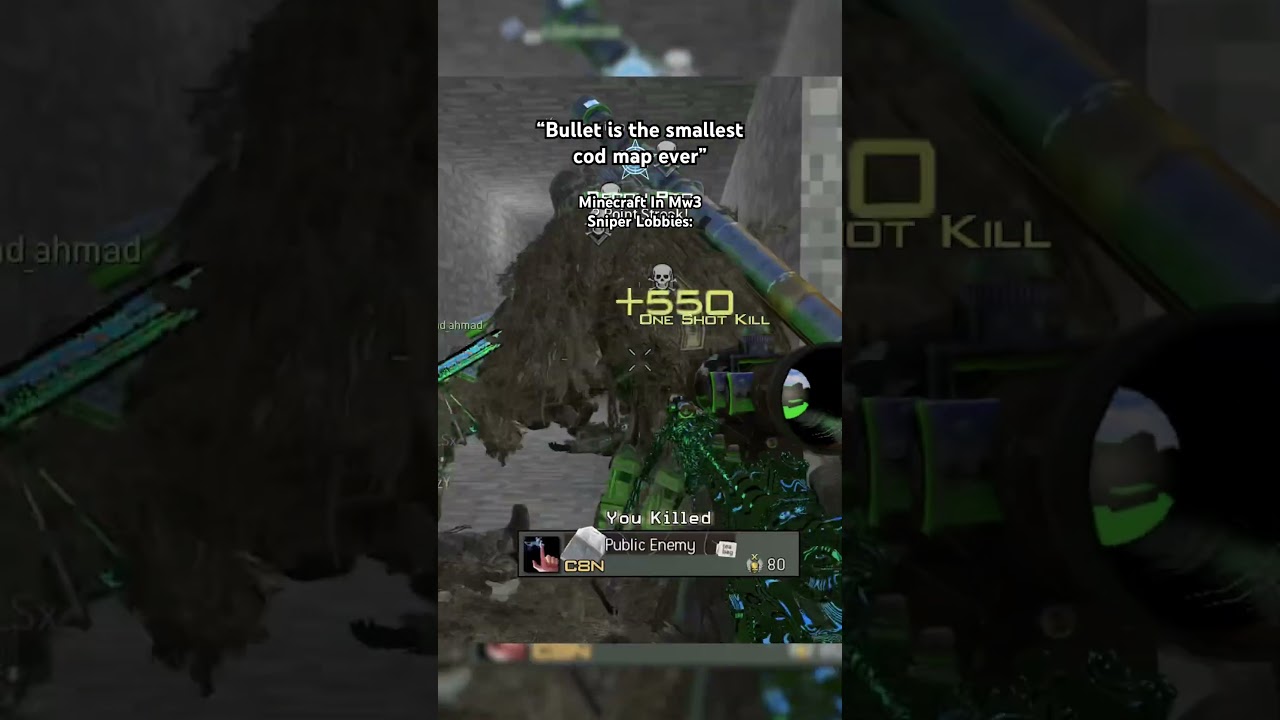 When did they add Minecraft to Mw3..