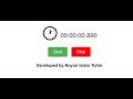 How to make Timer using HTML CSS and JS || Learning IT BD