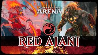 RELENTLESS AJANI | MTG Arean Mono Red Ramp Tokens REALITY FRACTURE Standard Deck
