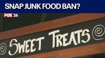 Junk food could be banned from being purchased using SNAP benefits
