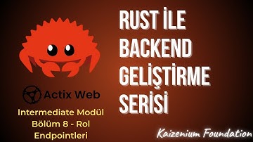 Rust ile Backend Geliştirme Serisi | Bölüm 8 - Rol Endpointleri (CRUD İşlemleri - 1)
