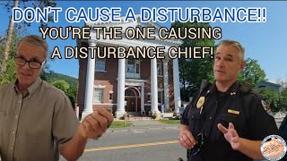 *CHIEF LIES ABOUT GETTING CALL* TOWN MANAGER GETS SCHOOLED ON 1ST AMENDMENT (CALL OF SHAME)