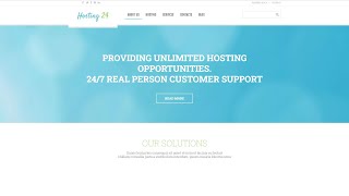 Hosting Responsive WordPress Theme by WT Website Template - 54791