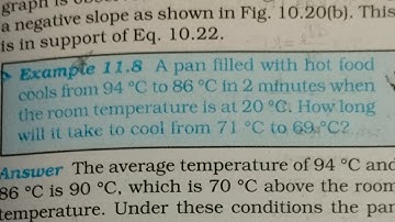 class 11th NCERT chapter number thermal property of matter Example no 11.8 ..