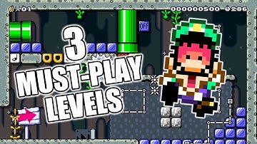 3 Levels you NEED TO PLAY in SUPER MARIO MAKER 2
