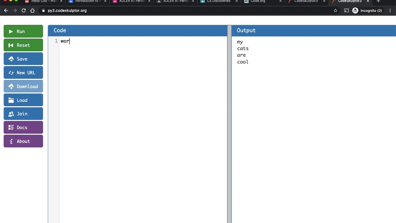 For Loop Counters (Python)