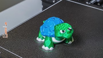 3d Printing Time Lapse of Multicolor Turtle Using Octoprint | Additive manufacturing | ASMR