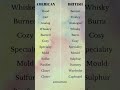 Learn american and british english #english #englishspeaking #viral #vocabulary #learnenglish #fyp