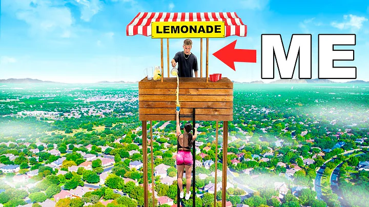I Built the Worlds Tallest Lemonade Stand!