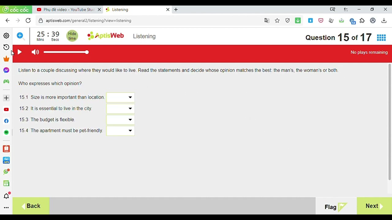 Aptis Listening Test 2