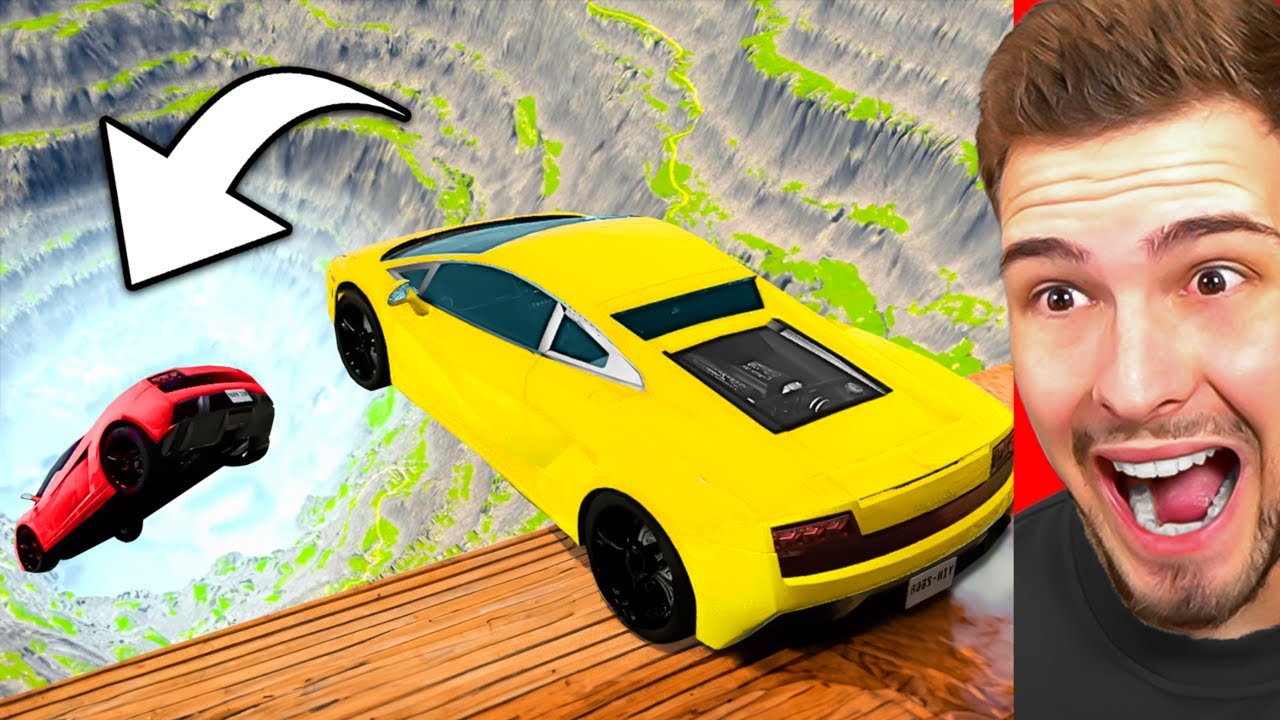 AUTOS vs. GEFÄHRLICHE RAMPEN in BeamNG!