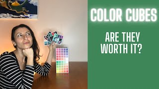 Color Cube Product Review🎁 how to use color cube for making art and exhibitions.